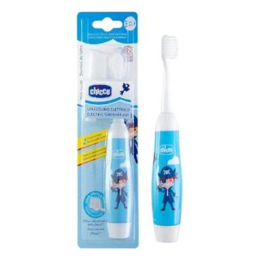 Imagem de Escova Dental Infantil Elétrica +3anos Azul Chicco