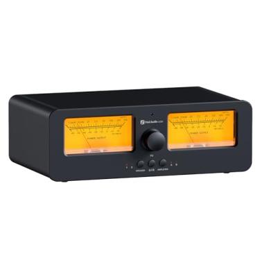 Imagem de Fosi Audio LC30 VU Meter Amplificador caixa seletora de alto-falante, comutador de áudio analógico bidirecional, para amplificadores estéreo HiFi e alto-falantes passivos, componente de áudio