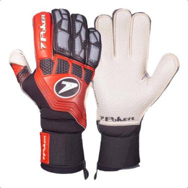 Imagem de Luva Profissional Synthetic Grass Endurance - Poker, Preto, Vermelho, 