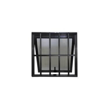 Imagem de Vitro Maxim Ar Alumínio Com Grade Preto 60x60 Linha 25 Jade Brecorimo