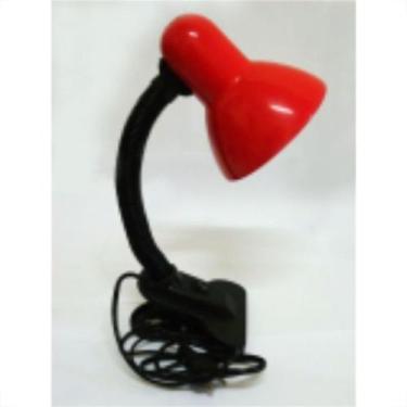 Imagem de Luminaria Mesa Com Garra Cads Bivolt Vermelha 181023, Bivolt