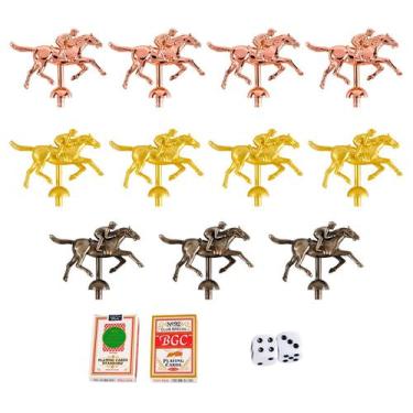 Imagem de Metal Horses para o jogo de tabuleiro de corrida de cavalos Saberoll 1
