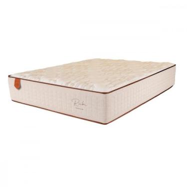 Imagem de Colchão de Casal Rubi 138x188x32cm Mola Ensacada Bege com Branco Prore