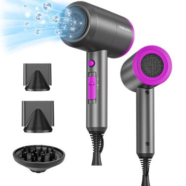 Imagem de Secador de cabelo SHRATE Lightweight Ionic 1800W com difusor