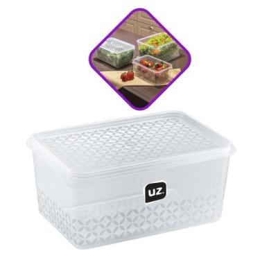 Imagem de Pote Multiuso Caixa Organizadora M 2L Com Tampa Pote Vasilha - UZ Util