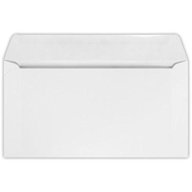 Imagem de Livreto inserível na máquina de 11 x 29 cm - 11 kg. Branco, máquina (50 unidades) | Perfeito para catálogos, relatórios anuais, folhetos, revistas, convites | Papel de texto de 11 kg | 611MIB-W-50