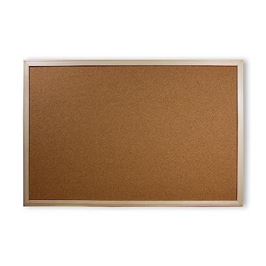 Imagem de Placa de cortiça emoldurada de madeira Crestline, 61 x 91 cm