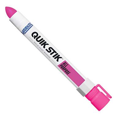 Imagem de Markal 61044 Quik Stik Marcador de tinta sólida multiuso rosa fluorescente (pacote com 12)
