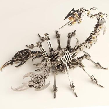 Imagem de Metal Puzzle YUEZUDPO Scorpion, kits de modelos de metal 3D para adult