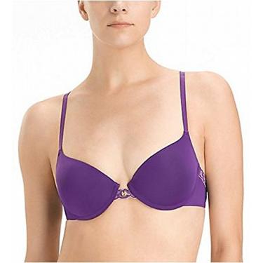 Imagem de Natori Sutiã feminino Pure Luxe com contorno push-up, Orquídea roxa/amoreira selvagem, 32D