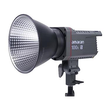 Imagem de Aputure Amaran 100x S 100W Bowens Mount LED Luz de vídeo bicolor 2700K-6500K com controle de aplicativo Bluetooth para fotografia de retrato, produção de vídeo