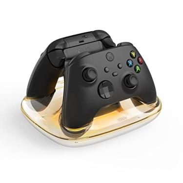 Imagem de 8Bitdo Base De Carregamento Duplo Para Controles Sem Fio Do Xbox, Estação Com Segurança Magnética Séries X|S E Controle One (Preto)
