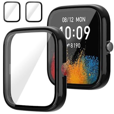 Imagem de Rc-Z Protetor De Tela Para Amazfit Gts 4 Mini Smartwatch, Pacote Com 2 Protetores Pc Rígido, Capa Protetora Completa O Rosto, Acessórios Homens E Mulheres