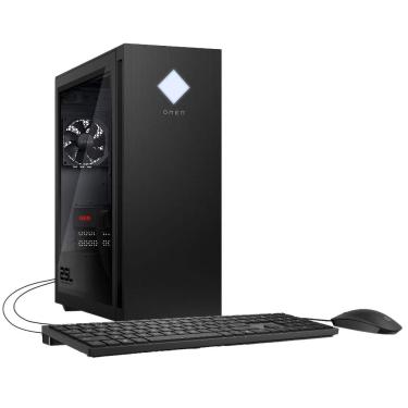 Imagem de HP OMEN - Desktop para jogos 25L - AMD Ryzen 5 5600G - 16GB de memória - AMD Radeon RX 7600 - SSD de 1TB - Shadow Black-GT15-0524