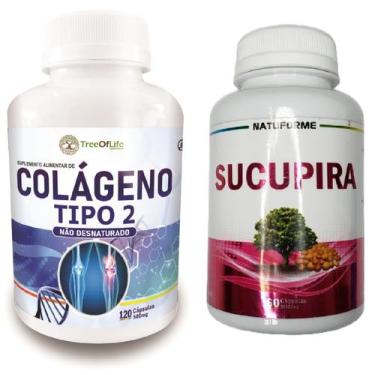 Imagem de Colágeno Tipo 2 II 120 Cápsulas Sucupira 60 Cápsulas - Tree of Life