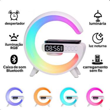 Imagem de Luz Multicolorida Com Tela Branca 127/220v Som Profissional - FAZA