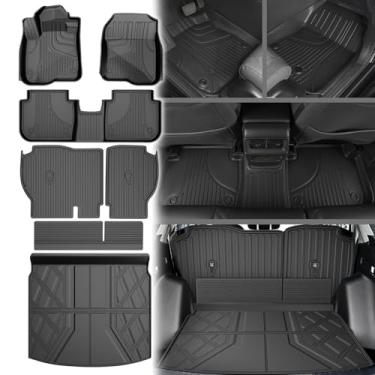 Imagem de Tapetes de chão adequados para Honda CRV 2023 2024 2025 2026 todos os modelos (inclui híbrido) - TTX LIGHTING CR-V forros de piso para todos os climas e forro de carga com tapetes de encosto