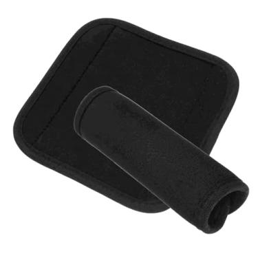 Imagem de Zxpjkyu 2 Peças de Barras de Flexão, Acessórios de Viagem, Capas Macias para Porta, Barras de Flexão E Academias, Preto