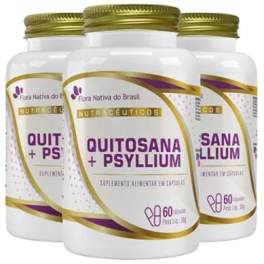 Imagem de KIT 3X Quitosana com Psyllium 60 cápsulas - Flora Nativa