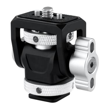 Imagem de SITTO Suporte para monitor de câmera com suporte de sapata fria e parafuso de 0,6 cm - 20 compatível com monitor de campo, LED e acessórios de fotografia de vídeo, para DJI OSMO 360, Insta 360 X4/X5