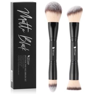 Imagem de Conjunto de pincéis de maquiagem DuCare Duo End Foundation Contour, 2 