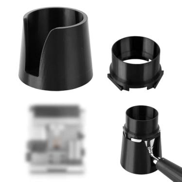 Imagem de Base Compactadora Café Funil Porta Filtro, Base Preta e Funil Porta Filtro Acessórios Antiderrapantes e Fáceis de Instalar Máquina de Café Expresso para Ninja Luxe ES601