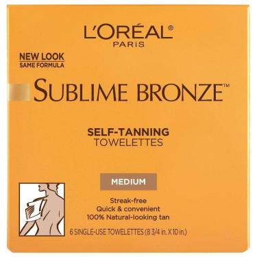 Imagem de L`Oreal Paris Sublime Bronze Lenços Autobronzeadores -6 Unid