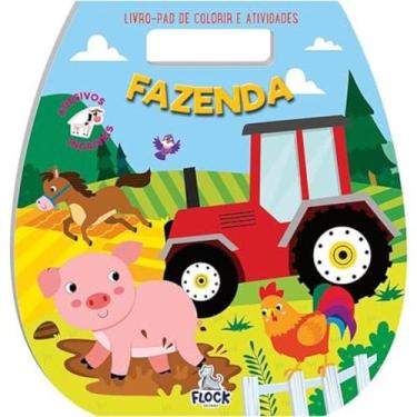 Imagem de Livro-pad de colorir e atividades - Fazenda