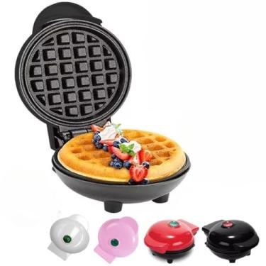 Imagem de Máquina de Waffle e Panqueca Automática 110V | Elétrica para Cozinha Doméstica(cor aleatória)