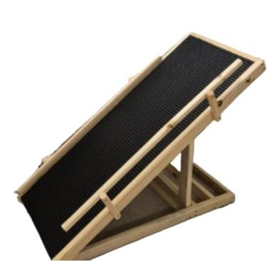 Imagem de Rampa Pet Cachorro Antiderrapante Ajustável Cama King Size - Grades Laterais Inclusas