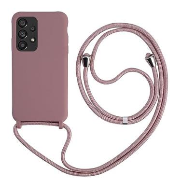 Imagem de Capa de cordão para Samsung Galaxy A54 A14 A13 A33 A53 A73 A12 A52 A32 A51 A71 S23 S22 S21 Plus Note 20 Ultra S20 FE Capa macia, rosa areia, para Samsung S23Ultra
