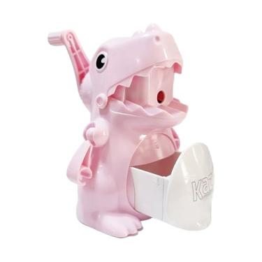 Imagem de Apontador de Mesa Manual Dinossauro Rosa