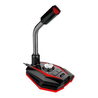 Imagem de Microfone de Mesa Gamer USB Tecnologia Omnidirecional