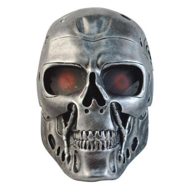 Imagem de Resina de máscara robótica Halloween Cosplay Terminator T800 660g