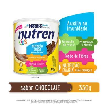Imagem de Complemento Alimentar Nutren Kids Chocolate 350g