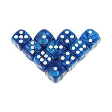 Imagem de Conjunto De Dados De Acrílico Redondo De 16MM Com 6 Lados Para Jogos D