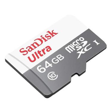 Imagem de Memoria 64Gb Micro Sd Cl10 80Mb/S Ultra Sdsquns Sandisk