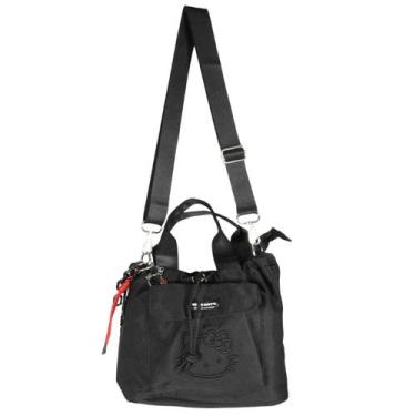 Imagem de Bolsa Hello Kitty Semax Saco Chaveiro Transversal HK26081, Preto