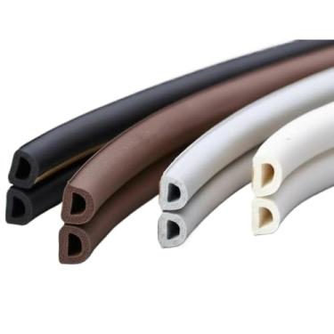 Imagem de Fita Veda Frestas Autoadesiva 6m Isolante Térmico Antirruído para Portas Janelas Residenciais Vedação para Moradores de Casa(2,Cinza)