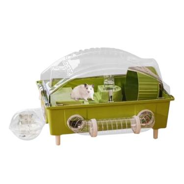 Imagem de Gaiola Gerbil,Casa Gaiola De Animal De Estimação - Ninho Transparente para Animais de Estimação | para Ouriço, Chinchila, Coelho, Gerbilo Anão, Hamster, Porquinho-da-índia e