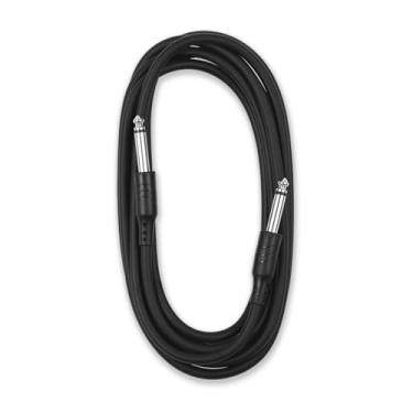 Imagem de XCPHGFM CZ.INSPIRE Cabo de guitarra com plugue de 6,35 mm 10 pés de interface reta dupla mono macho para macho Cabo de instrumento profissional anti-afrouxamento para guitarra elétrica Amplificador d