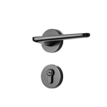 Imagem de Fechadura silenciosa para quarto, fechadura de porta interna, estilo italiano, maçaneta de banheiro (sem chave)