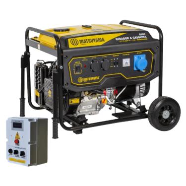 Imagem de Gerador De Energia A Gasolina - Matsuyama 8000 Ng - Avr Monofásico (198543) - Qta Strazmaq St100 - 30A1c