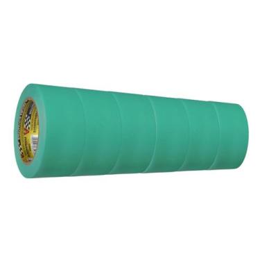 Imagem de KIT 6UN. FITA CREPE AUTOMOTIVA VERDE 525 48mmX50m ADERE