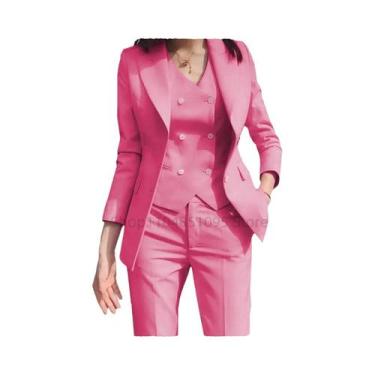 Imagem de Blazer Slim Fit Para Mulheres, Moda De Outono De Alto Padrão Para Escr