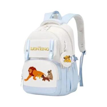 Imagem de Mochila De Grande Capacidade Para Crianças Meninas, Tema Rei Leão, Bol