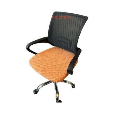 Imagem de Capa Elástica Lavável Para Cadeira De Escritório, Protetor De Assento 