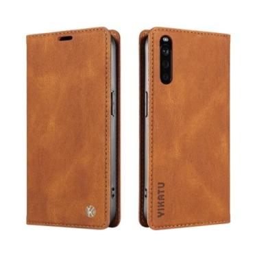 Imagem de Capa De Couro Para Carteira Flip Para Sony Xperia 1VII 10 5 10V 5V 1 V