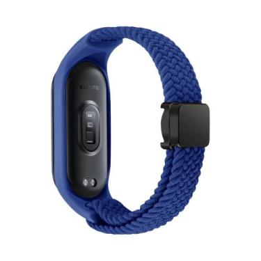 Imagem de Pulseira De Nylon Trançada Com Fecho Magnético Para Xiaomi Mi Band 9 8