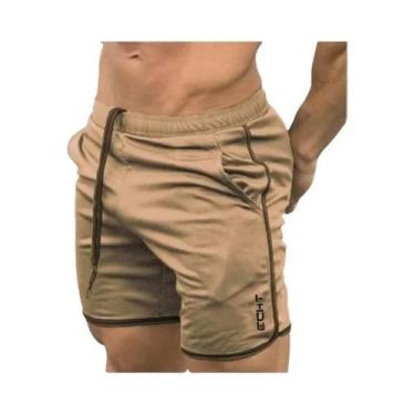 Imagem de Shorts De Corrida Masculinos De Secagem Rápida Em Tecido Mesh Para Ver